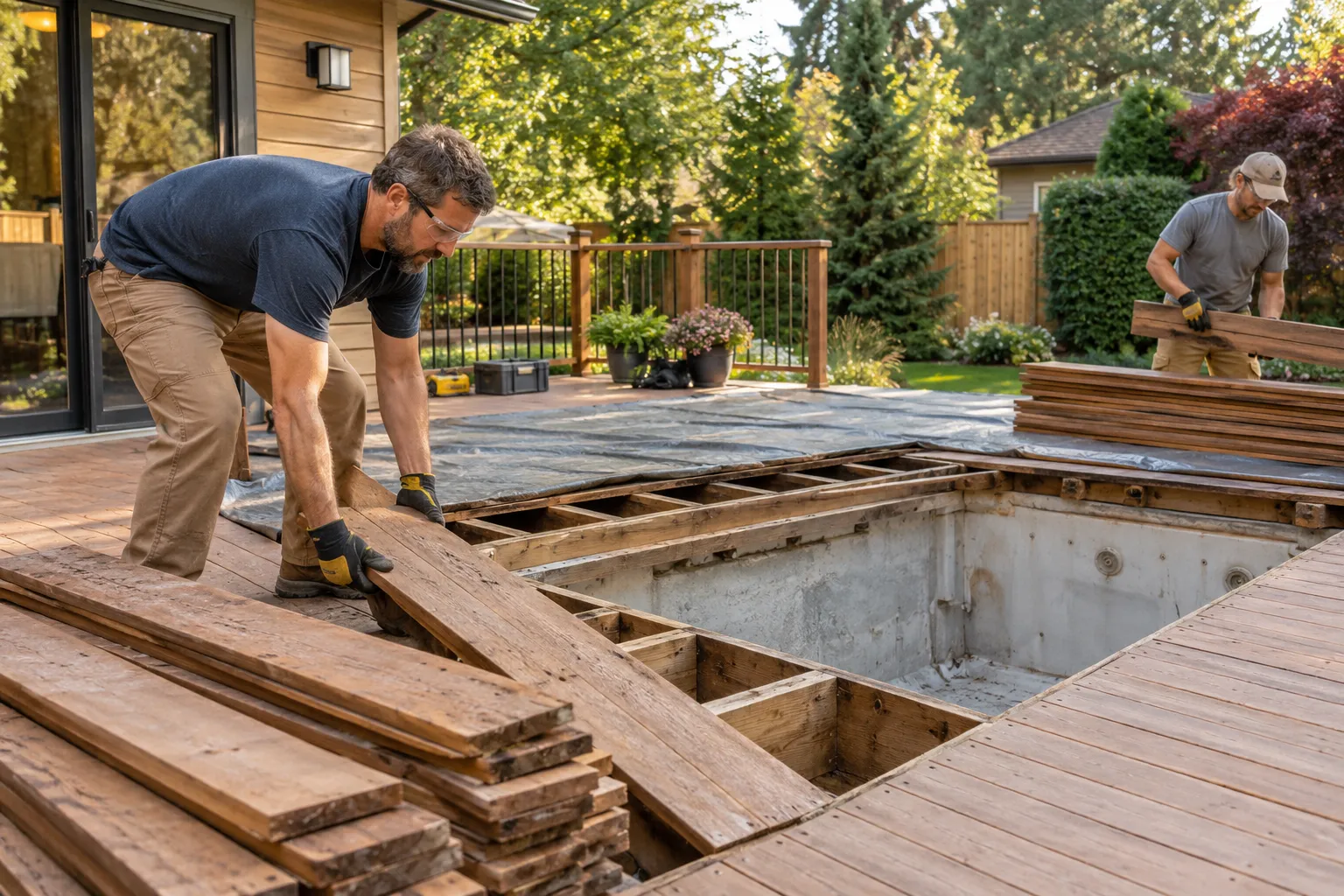 Five Questions Before Removing a Hot Tub From a Deck